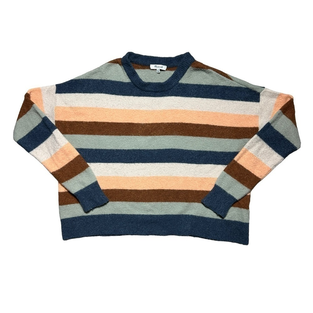 Madewell Wool Multi Striped Alpha Blend Sweater | Women’s U.S. Small